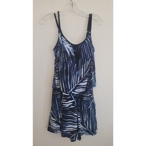 NWOT Maxine Of Hollywood Women One Piece Swimsuit Jumper Size 6 (Small) Sample